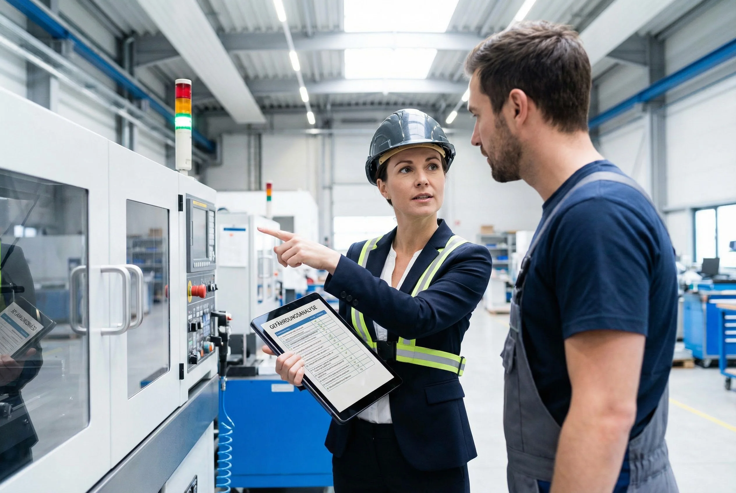 Fachkraft für Arbeitssicherheit bei der Beratung