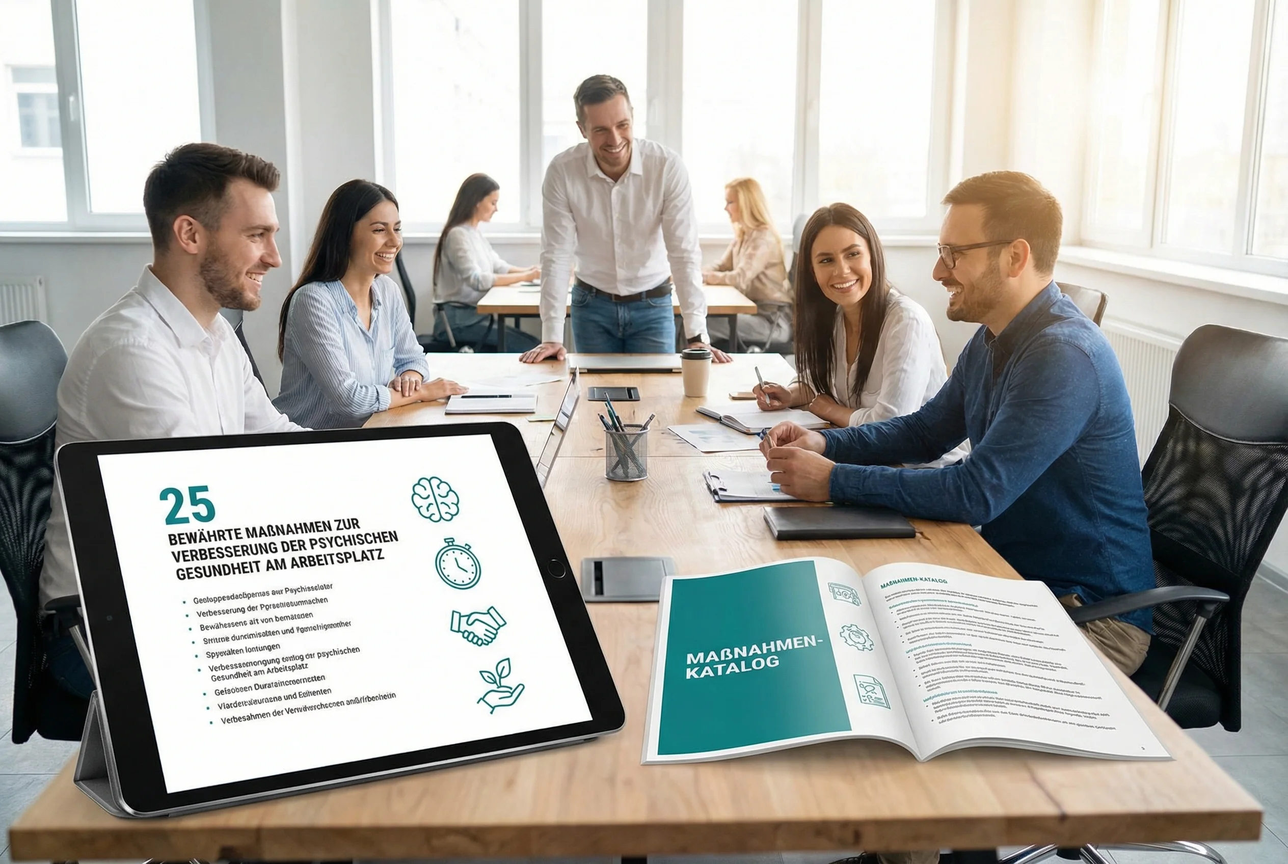 Beispiele für Maßnahmen aus der psychischen Gefährdungsbeurteilung