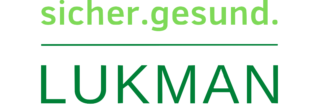 sicher.gesund.LUKMAN Logo
